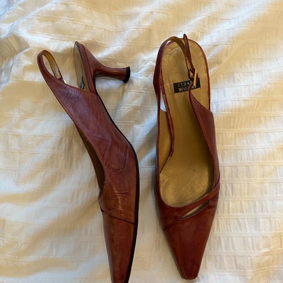STUART WEITZMAN kitten heels size 6.5-7 - Picture 1 of 2
